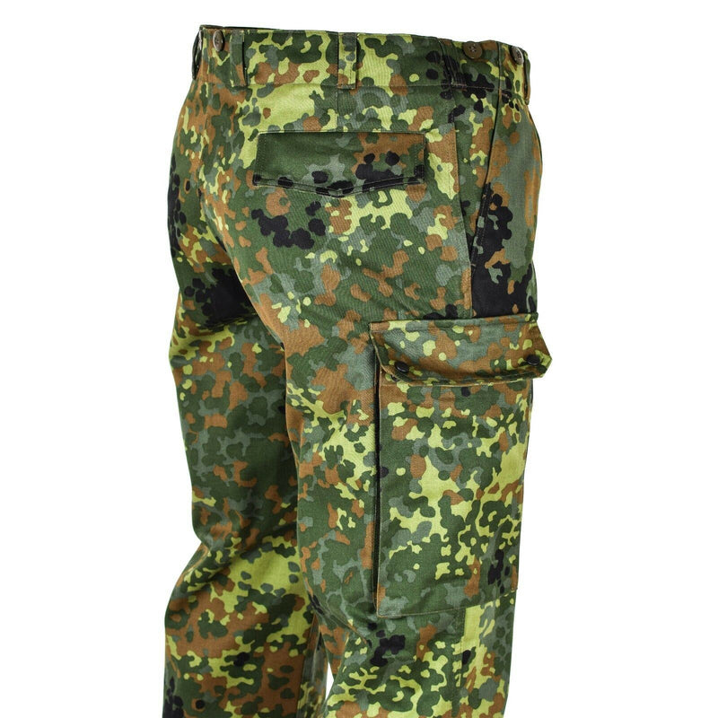 Problema genuino del ejército alemán Pantalones Flecktarn Combat Camufas Bw pantalones Nuevos