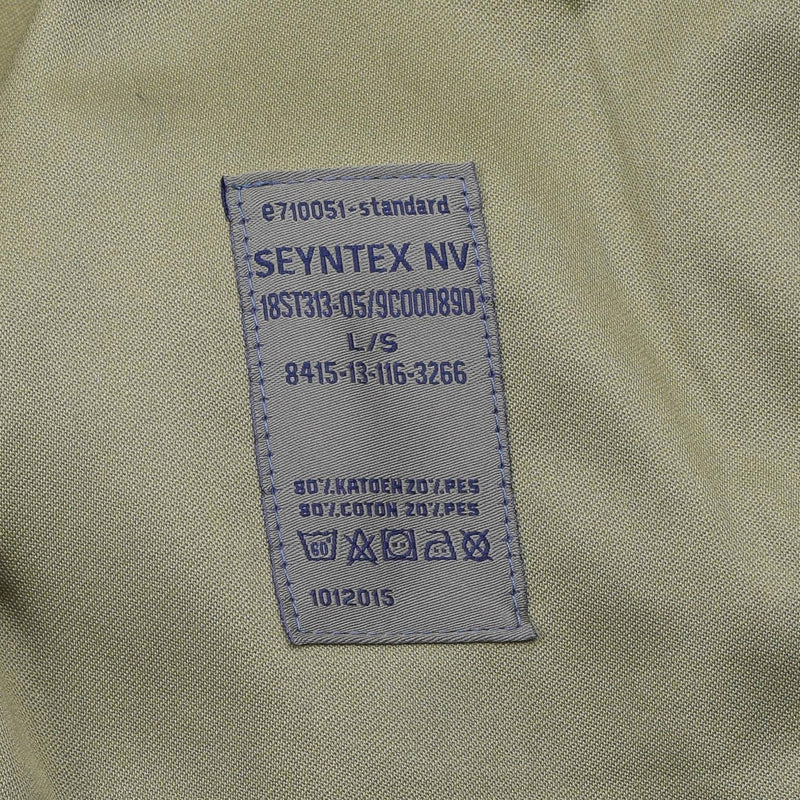 Tropas tácticas de chaqueta militar de Bélgica original uniforme de campo Jigsaw Seyntex
