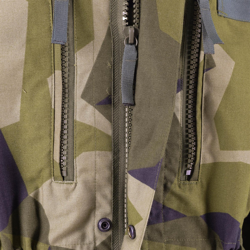 NUEVO Tropas de campo de campo de camuflaje de la chaqueta del ejército sueco sueco