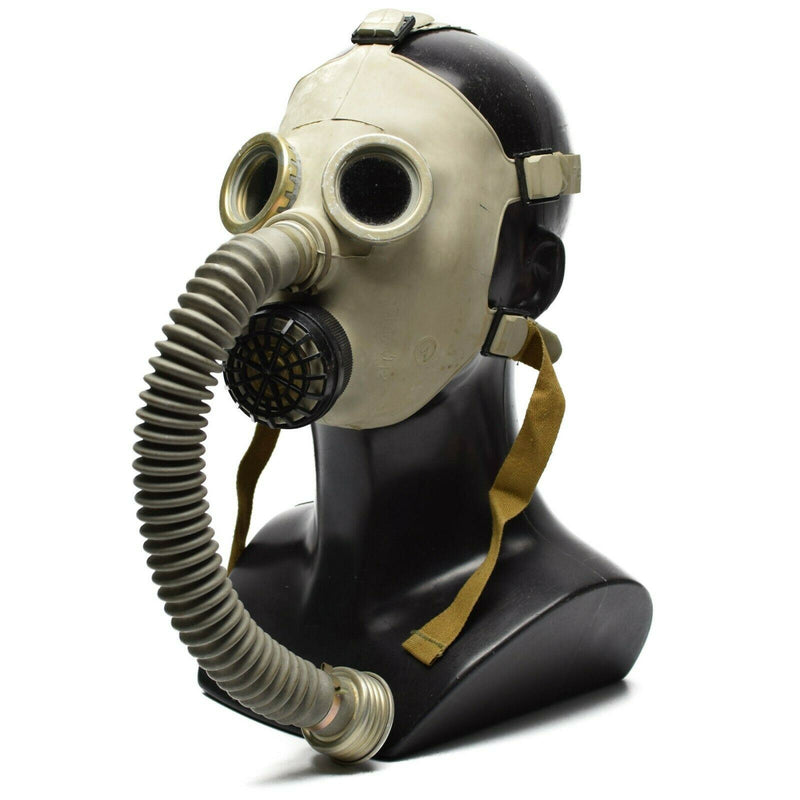Masilla de gas militar antigua PDF-7 S2 Mask Manguera Surfulplus respiratorio Modelo actualizado