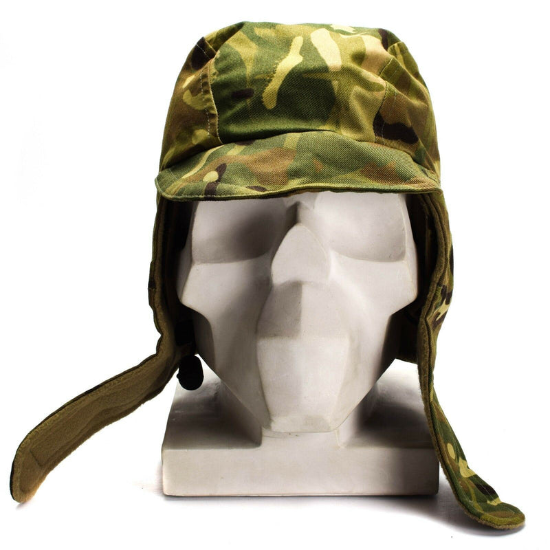 Genuino ejército británico MTP Camo impermeable gore gore tex tap gorro de clima frío nuevo