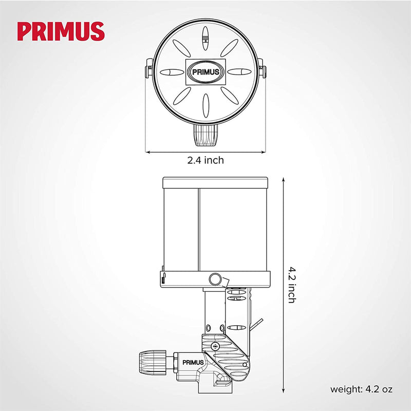 Sistema de colgación de encendido brillante de la lámpara de gas primus micron micron