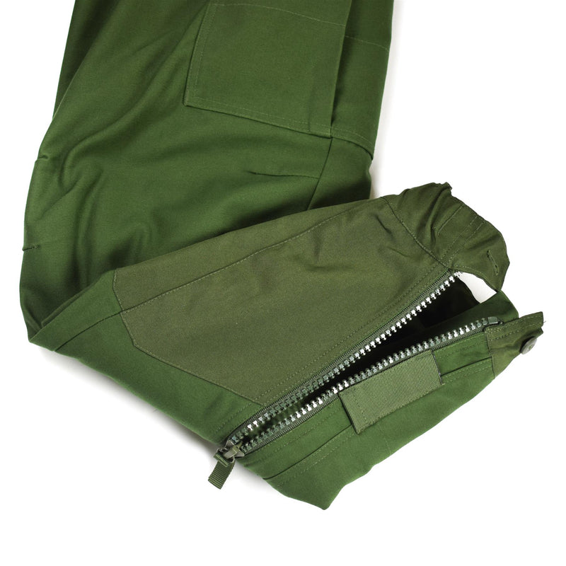 Pantalones térmicos suecos genuinos M90 Pantalones de Olive Bdu W Brazes en general Nuevo