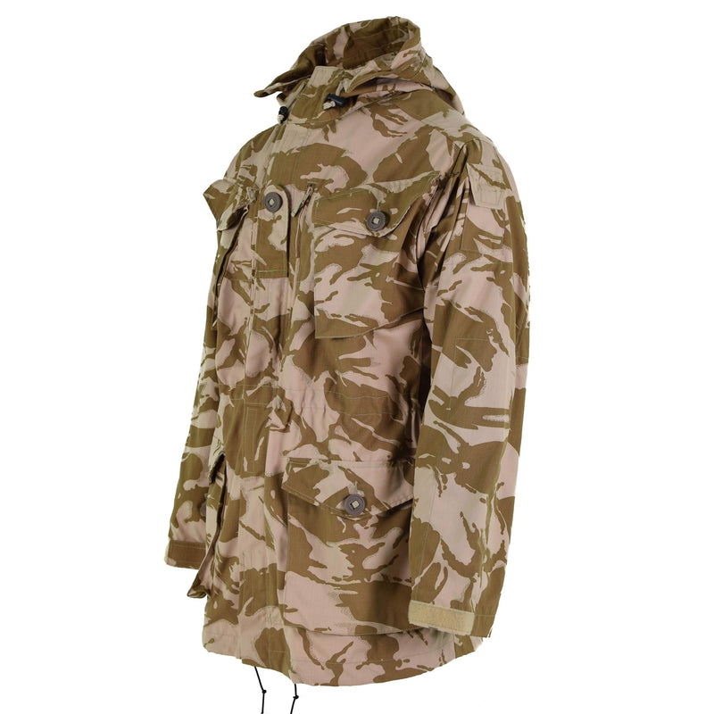 Genuine británico ejército parka DPM Desert Camo Smok Smock Problema militar a prueba de viento