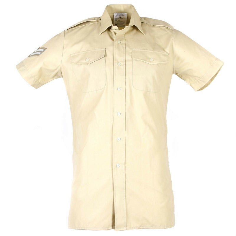 Camisas originales del ejército británico Camas de color mayúscula Provance Miranes uniformes Mangas cortas