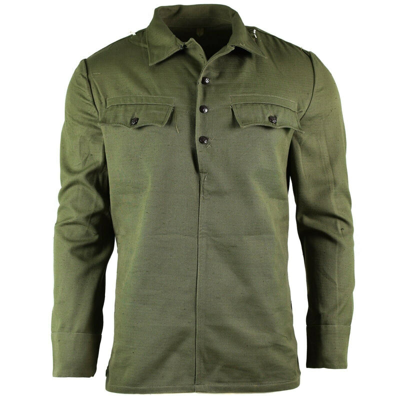 Genú de la chaqueta de campo del ejército búlgaro Bdu Olive OD Camiseta Combate militar