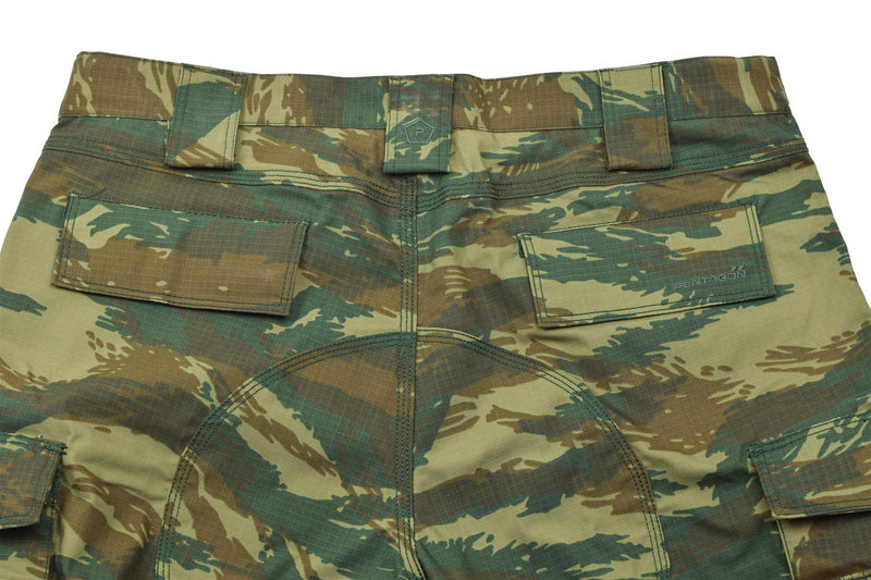 Pentágono Ranger 2.0 Pantalones de estilo militar Camo Reforzado Pantalones Ripstop