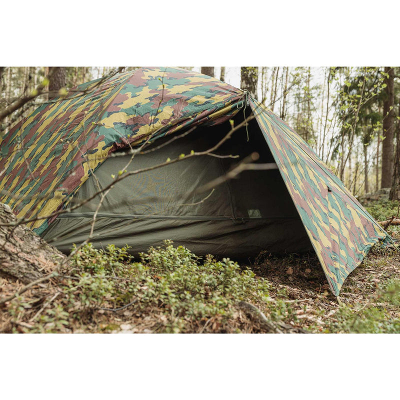 Tienda de carpa militar belga de dos personas genuinas impermeables Ripstop Tabernacle