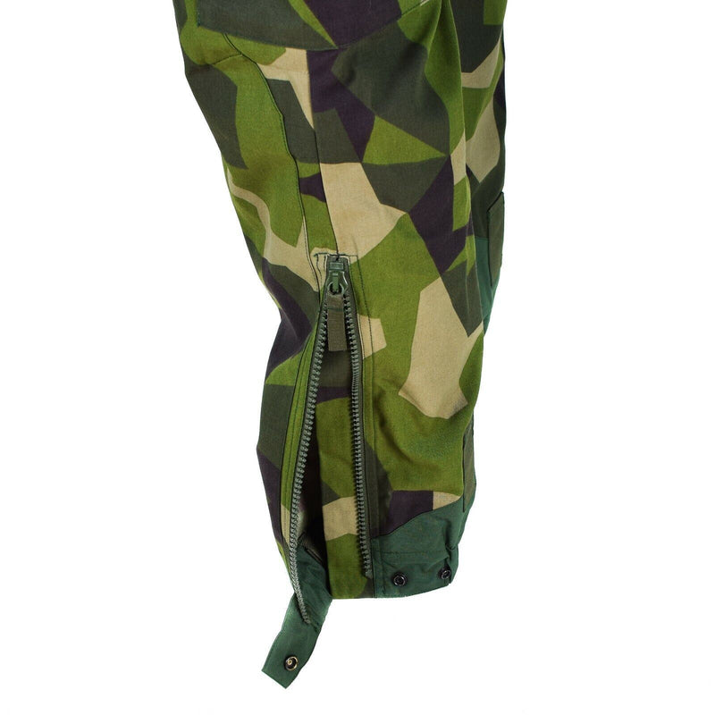 Pantalones suecos del ejército sueco M90 Splinter Splinter Camuflage Camufla Combat pantalones Nuevos