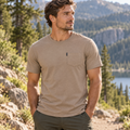 Pentagon Ageron Camiseta clásica Diseño elegante de perfil bajo Táctico al aire libre Caqui