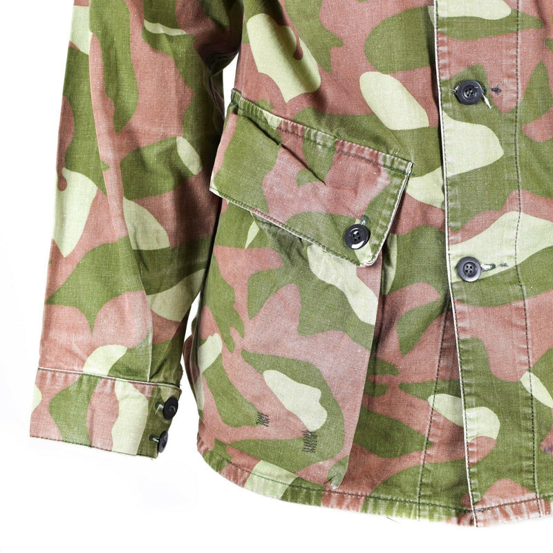 Uniforme de camuflaje del ejército finlandés original M-62 Chaqueta de traje reversible Tamaños grandes