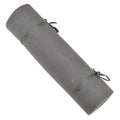 Colchoneta para dormir de espuma militar alemana original, enrollable, para acampar, senderismo, gris, negro