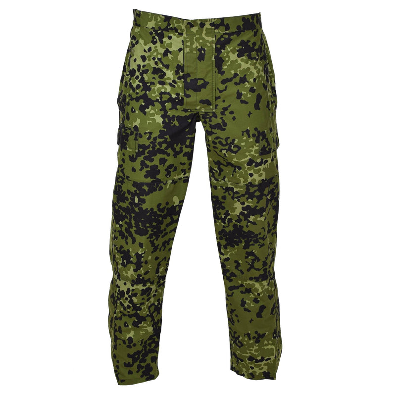 Pantalones de lluvia del ejército danés original CAMO M84 Táctico impermeable Combate Combate NUEVO