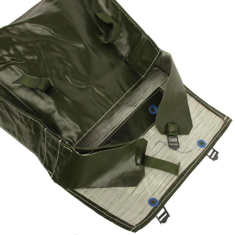 Original checo ejército checo m85 engranaje general vinil vinilo bolso de pan militar correa de hombro nuevo