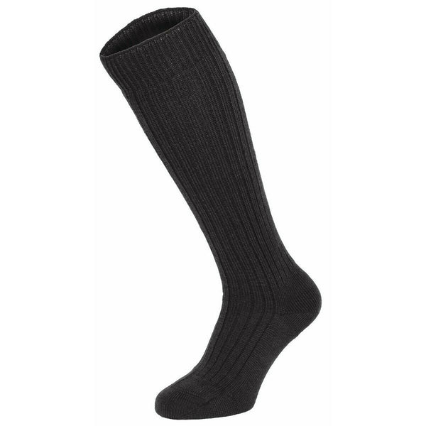 Genuino Policía alemana Calcetines Largos Virgin Wool Botas de invierno cálidas Fuerzas alemanas