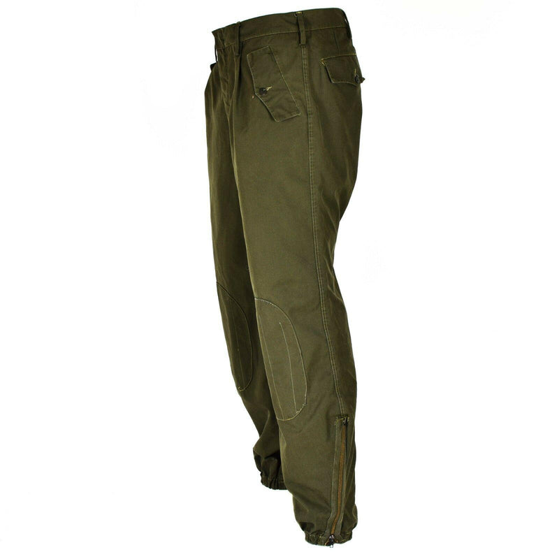 Genuinos pantalones del ejército italiano Pantalones militares Combate de campo O.D Olive
