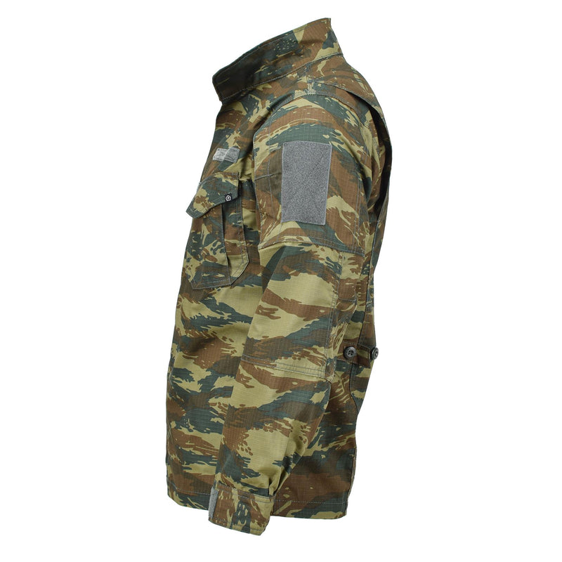 Pentágono Lycos Jacket Greek Army Lizard Camo Repelente Durable Ripstop