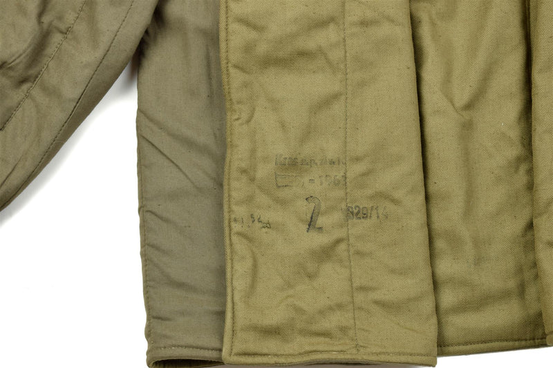 Jacket de revestimiento de edredón del ejército checo genuino m60 forro térmico excedente militar nuevo