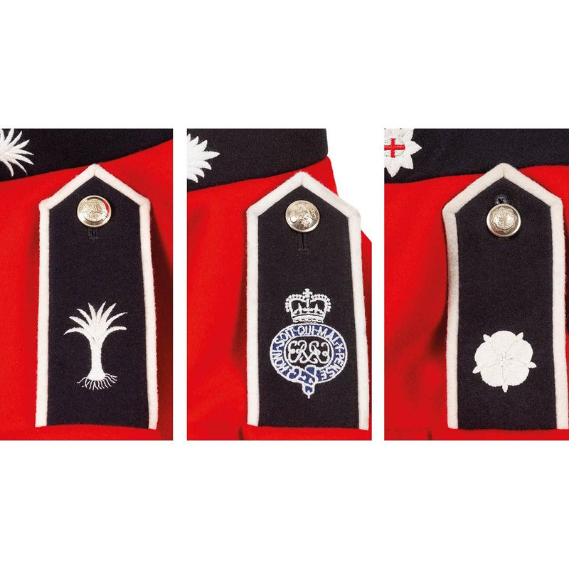Guardia de uniforme de chaqueta del ejército británico