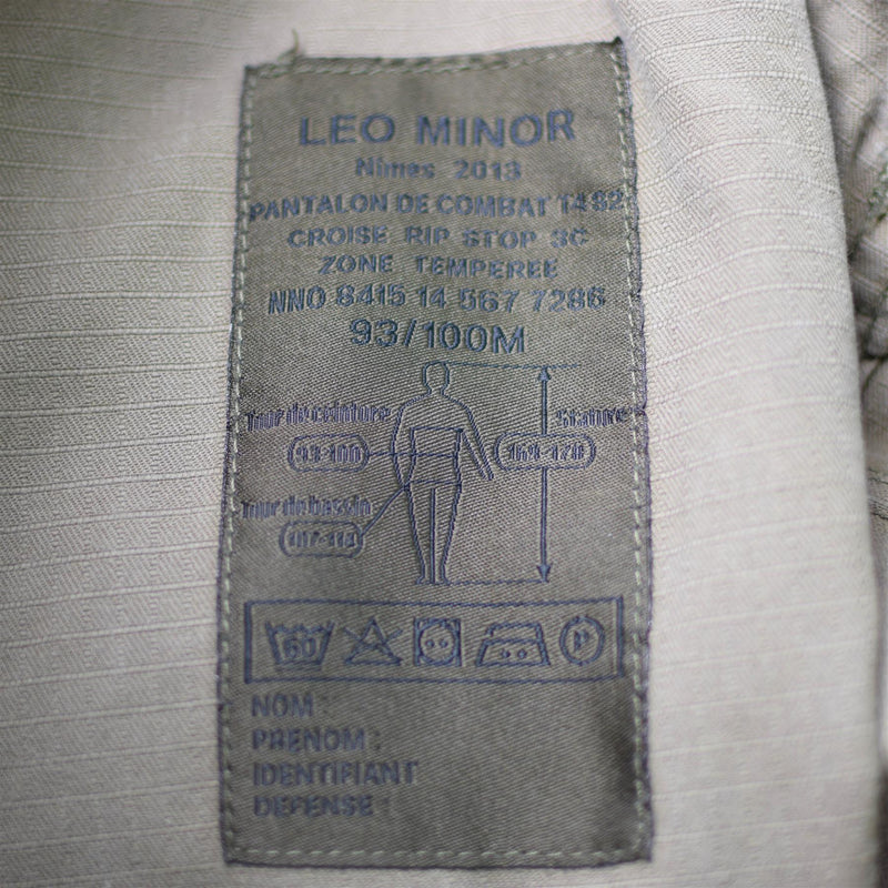 Pantalones de combate genuinos del ejército francés Felin CCE CAMO T4 pantalones RIPSTOP