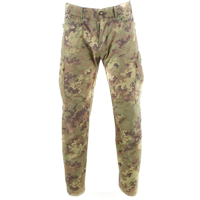 Genuino ejército italiano Rip Detenga Desert Vegetato Pantalones de camuflaje Combate Campo de campo