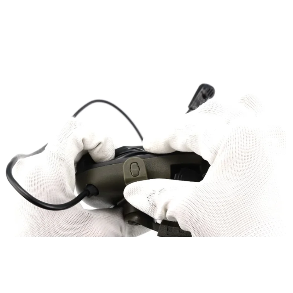 EARMOR M16A ARC Adaptador de riel para casco Serie PLUS Protector auditivo Coyote Brown