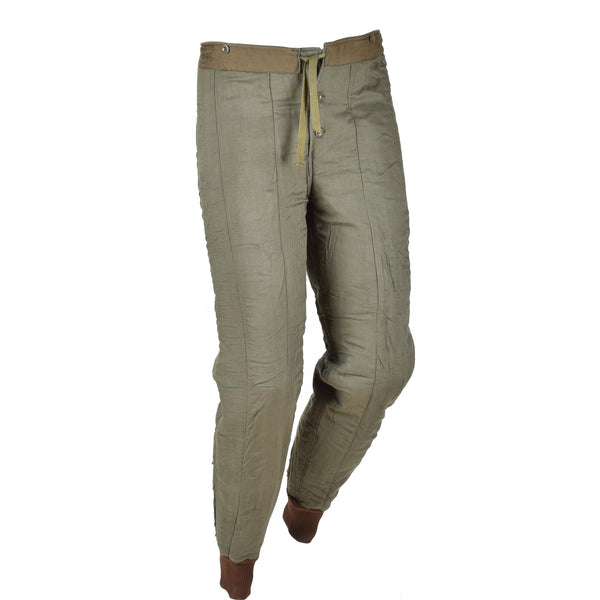 Pantalones de revestimiento del ejército checo genuino m60 revestimiento de pantalones térmicos excedente militar nuevo