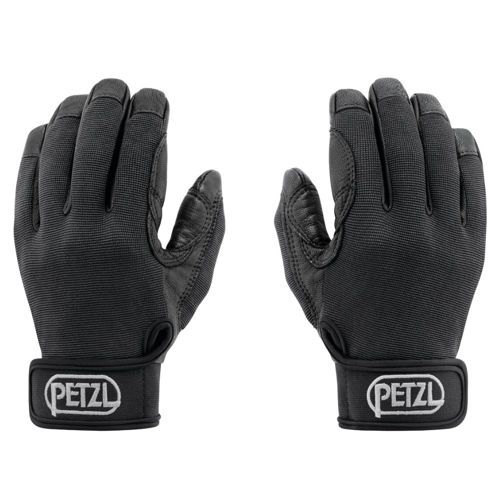 Petzl CORDEX Belay Rappel Guantes Cuero Cuerda Trabajo Escalada Táctico Negro