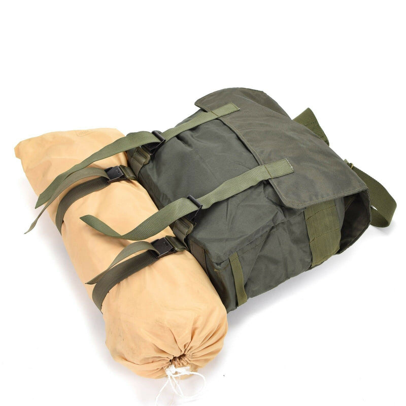 Original de la manada de combate del ejército austriaco Pack Problema militar Bag Haversack Olive