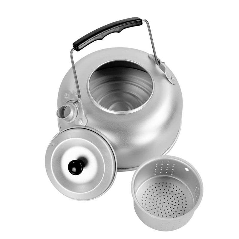 Utensilios de cocina de campamento MIL-TEC Camping Camping Set Pot Pot hervidor de aluminio