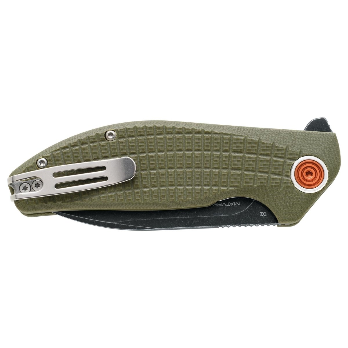 Fox Knives ACUTUS BF-764 OD Cuchillo de bolsillo plegable Hoja de acero inoxidable D2
