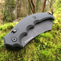 Fox Knives ANUNNAKI Navaja de bolsillo plegable con forma de pata de oveja 60 HRC N690Co acero