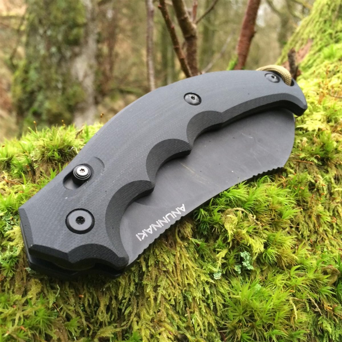 Fox Knives ANUNNAKI Navaja de bolsillo plegable con forma de pata de oveja 60 HRC N690Co acero
