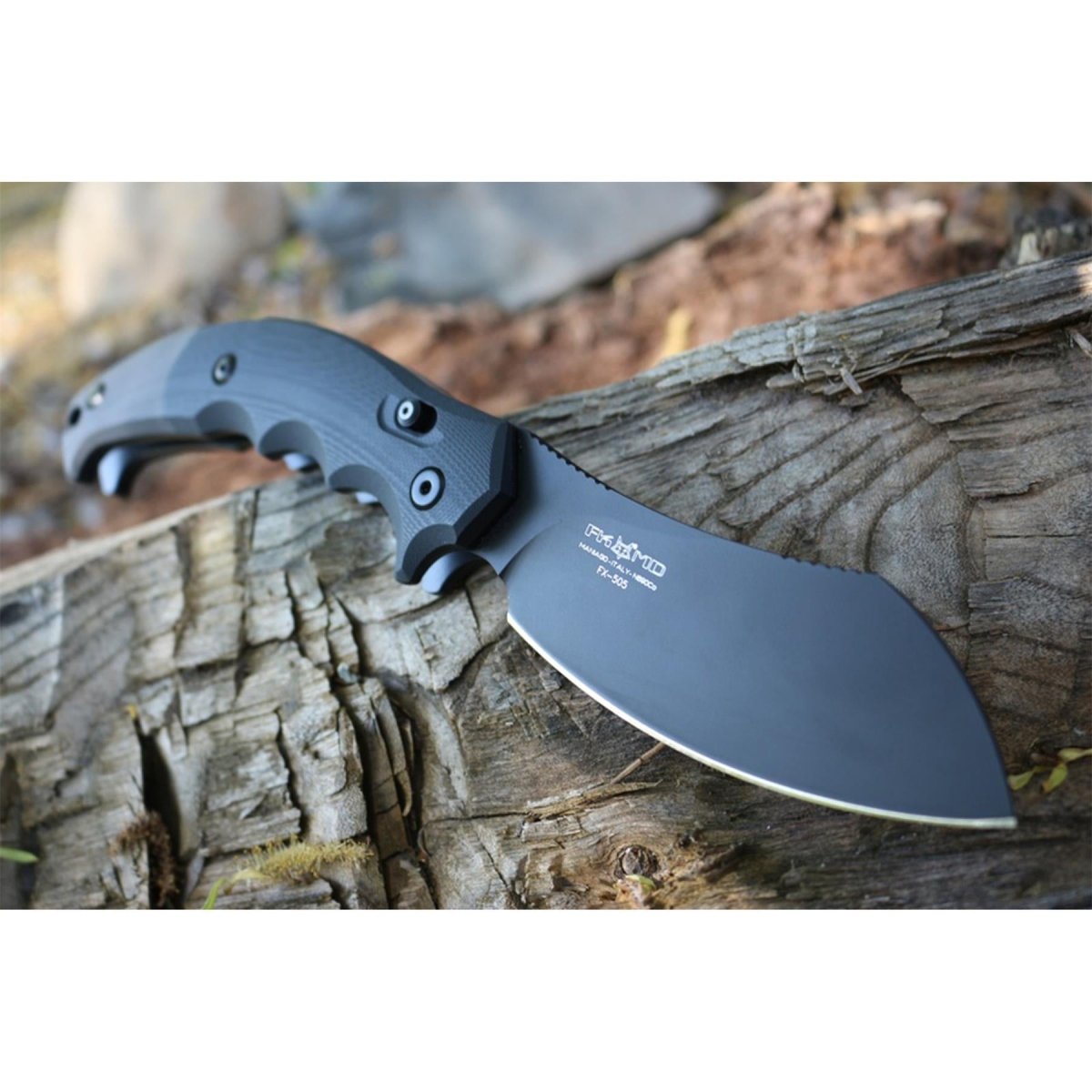 Fox Knives ANUNNAKI Navaja de bolsillo plegable con forma de pata de oveja 60 HRC N690Co acero