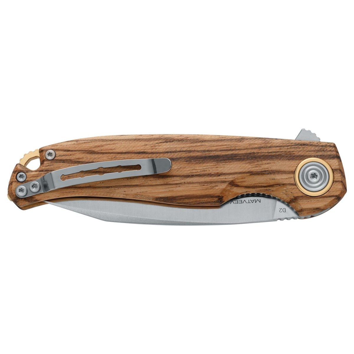 Fox Knives ARGUS Navaja plegable Drop Point 59-61 HRC Acero inoxidable D2