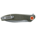 Fox Knives ARTIA BF-765 OD Cuchillo de bolsillo plegable Drop Point Acero inoxidable D2
