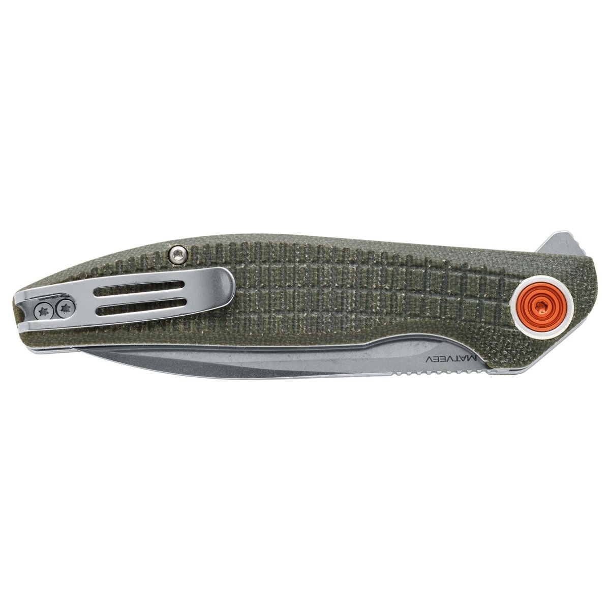 Fox Knives ARTIA BF-765 OD Cuchillo de bolsillo plegable Drop Point Acero inoxidable D2