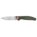 Fox Knives ARTIA BF-765 OD Cuchillo de bolsillo plegable Drop Point Acero inoxidable D2