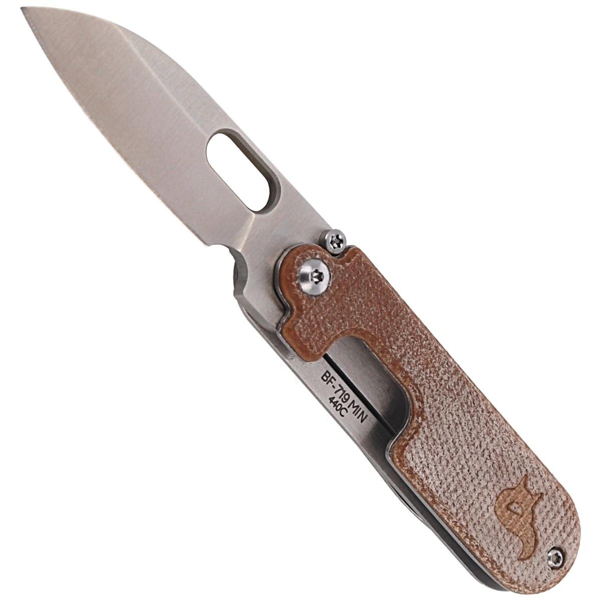Fox Knives BEAN GEN2 Navaja plegable Mango Micarta Acero inoxidable 440C