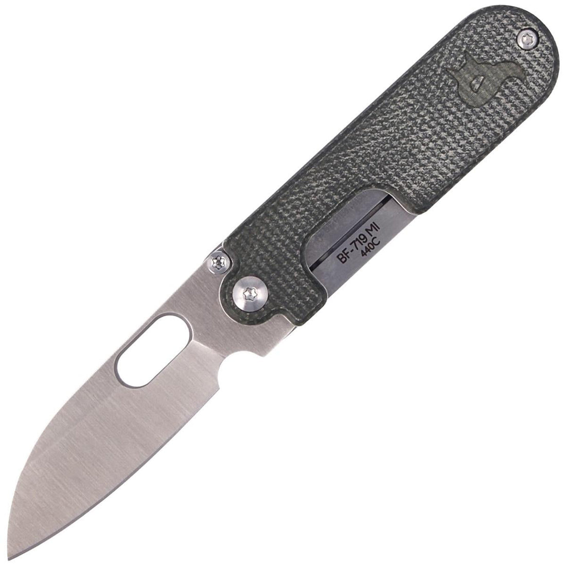 Cuchillo de bolsillo plegable Fox Knives Brand BEAN GEN2 acero inoxidable 440C con revestimiento satinado