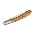 Navaja Fox Knives Brand Italy Elite acero inoxidable N690CO Madera de olivo