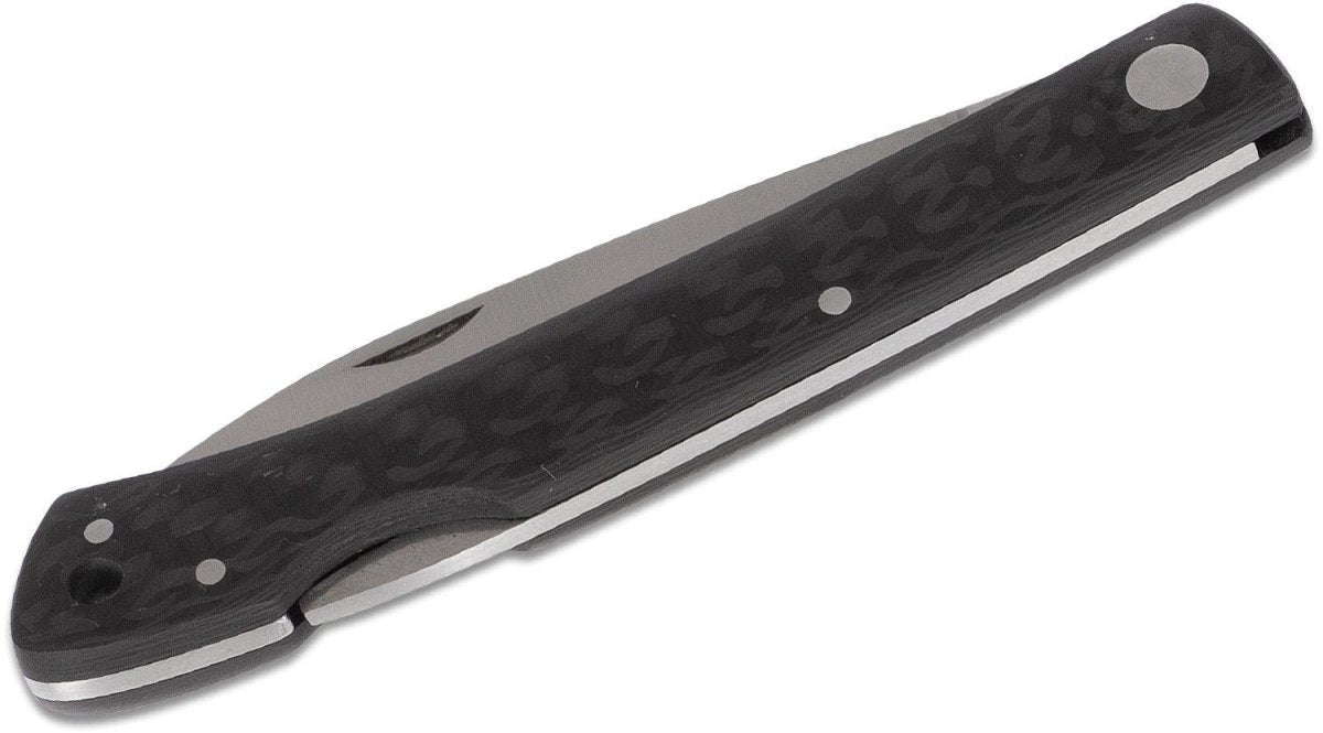Cuchillo plegable Fox Knives Brand Italy acero inoxidable 440C mango de fibra de carbono