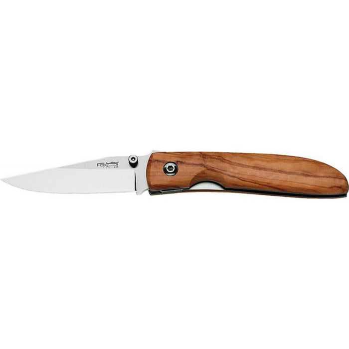 Navaja Fox Knives Brand Italy acero inoxidable 440C mango madera de olivo - GoMilitar