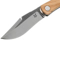 Fox Knives Marca Italia LIBAR navaja plegable acero inoxidable M390 mango de madera de olivo