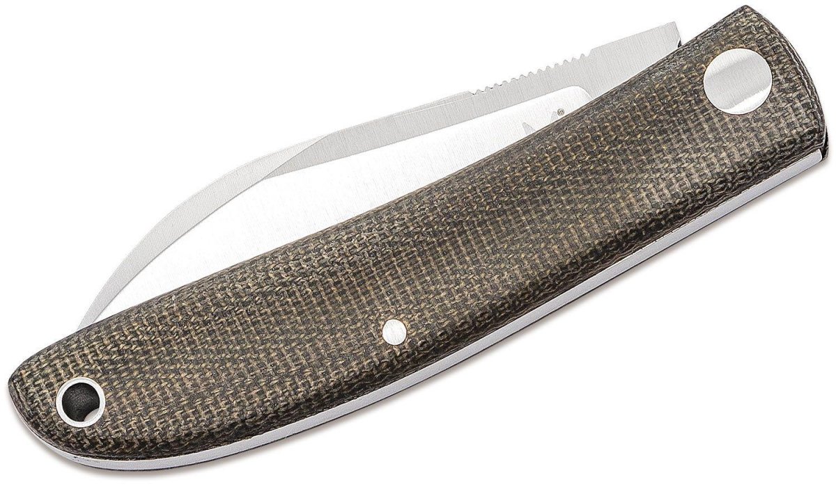 Navaja Fox Knives Marca Italia Livri Acero Inoxidable M390 Micarta Verde