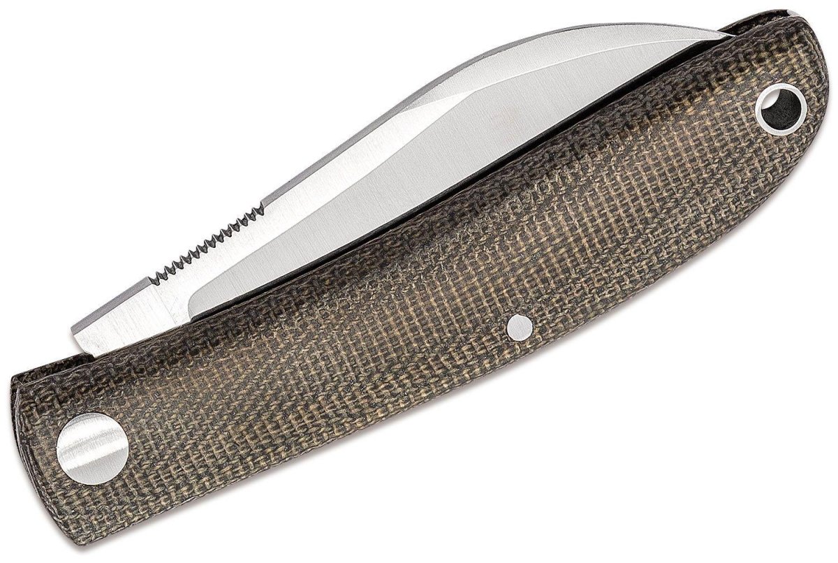 Navaja Fox Knives Marca Italia Livri Acero Inoxidable M390 Micarta Verde