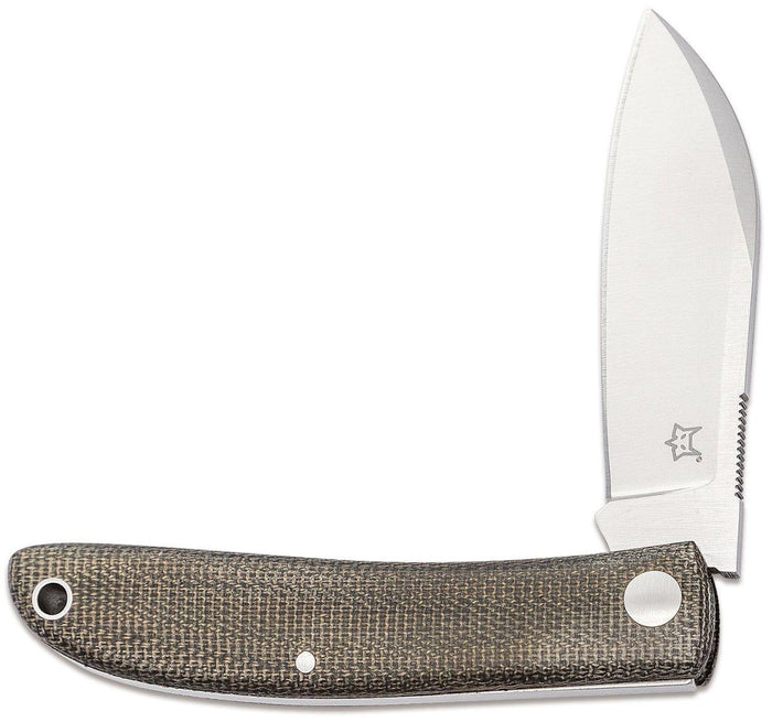 Navaja Fox Knives Marca Italia Livri Acero Inoxidable M390 Micarta Verde - GoMilitar