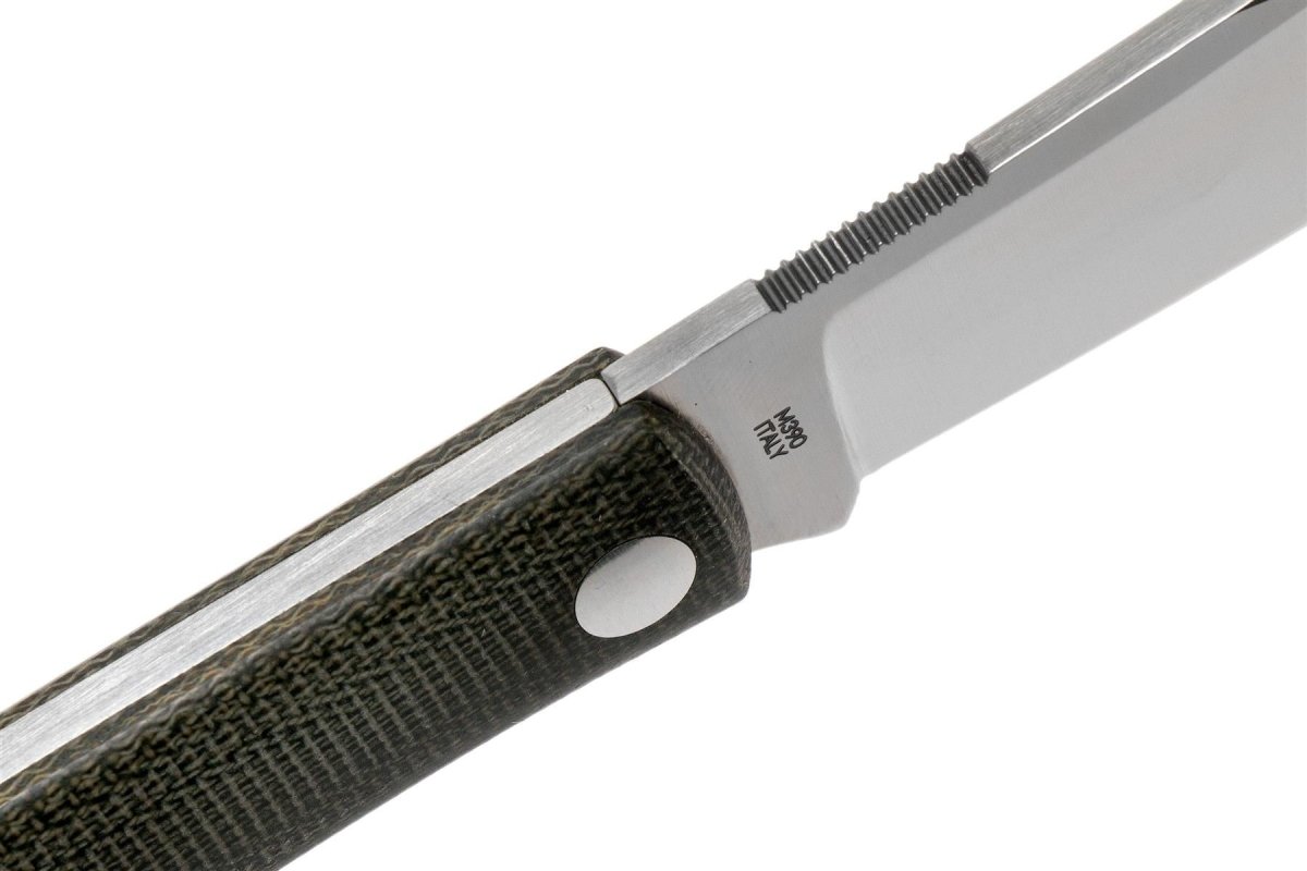 Navaja Fox Knives Marca Italia Livri Acero Inoxidable M390 Micarta Verde