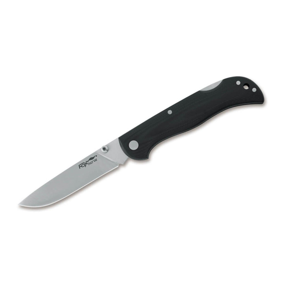 Navaja Fox Knives Brand Italy modelo 500 negra plegable acero inoxidable