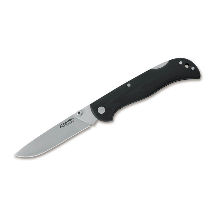 Navaja Fox Knives Brand Italy modelo 500 negra plegable acero inoxidable - GoMilitar